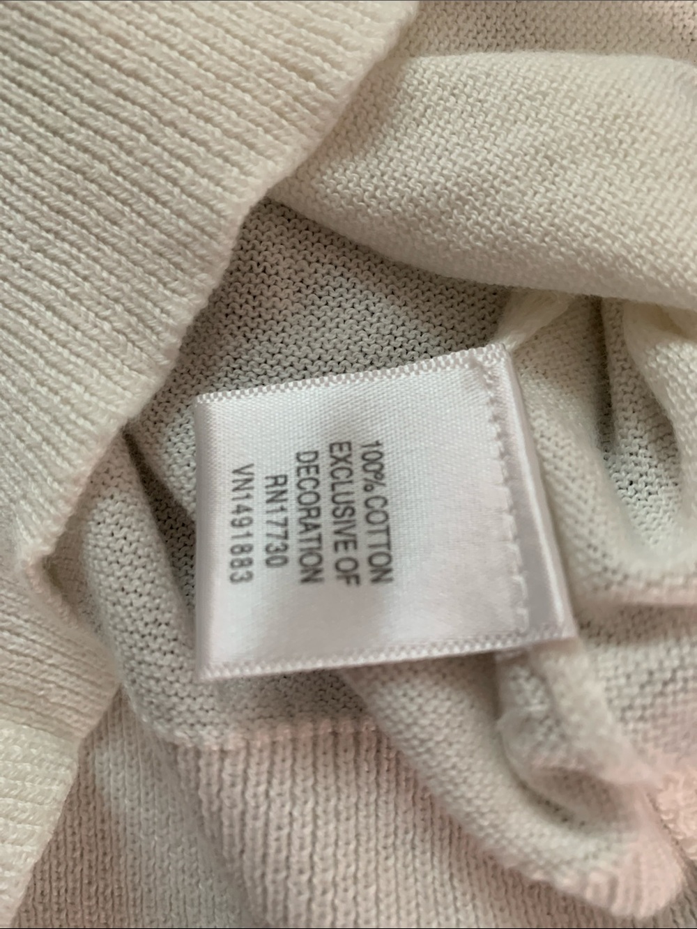 Merona White Ruffle-Front Cardigan Sweater - Picture 4 of 4